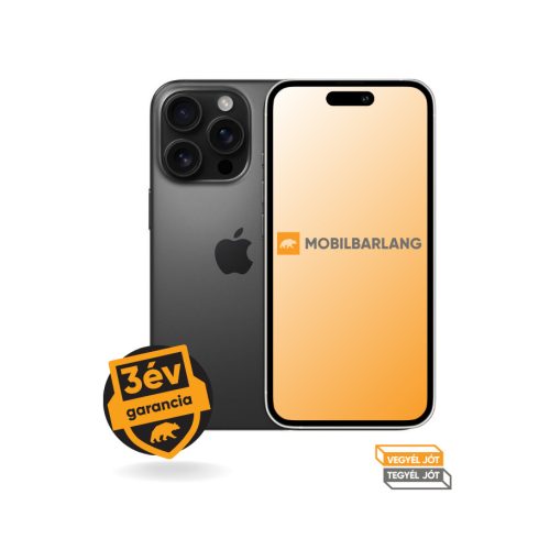 Apple iPhone 16 Pro 128GB tárhellyel újszerű állapotban, egyedülállóan hosszú 3 év garanciával!