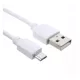 Adatkábel (USB - microUSB, 100cm) FEHÉR