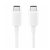 SAMSUNG adatkábel (Type-C - Type-C, 5A, 100W, gyorstöltő, 100cm) FEHÉR
