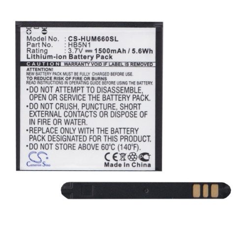 CAMERON SINO Li-Ion akku (3.7V/1500mAh, MetroPCS BCC1023 kompatibilis) FEKETE