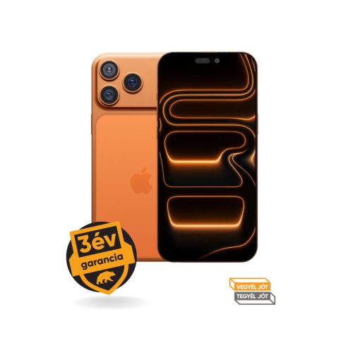 Apple iPhone 17 Pro 256GB tárhellyel újszerű állapotban, egyedülállóan hosszú 3 év garanciával!