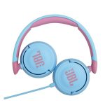 JBL JR310 vezetékes fejhallgató SZTEREO (3.5mm jack, mikrofon, felvevő gomb, GYEREK méret) VILÁGOSKÉK