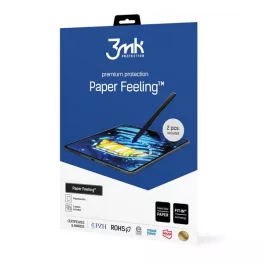   3MK PAPER FEELING képernyővédő fólia 2db (full screen, papír hatás, 0.16mm) ÁTLÁTSZÓ