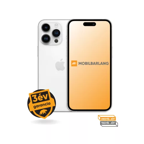 Apple iPhone 14 Pro 128GB tárhellyel kiváló állapotban, egyedülállóan hosszú 3 év garanciával!