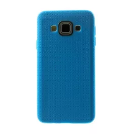 Szilikon telefonvédő (lyukacsos) VILÁGOSKÉK