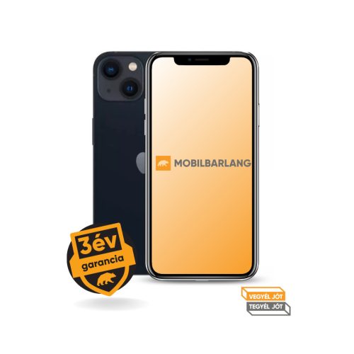 Apple iPhone 13 256GB tárhellyel kiváló állapotban, egyedülállóan hosszú 3 év garanciával!
