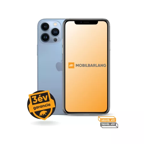 Apple iPhone 13 Pro Max 128GB tárhellyel kiváló állapotban, egyedülállóan hosszú 3 év garanciával!