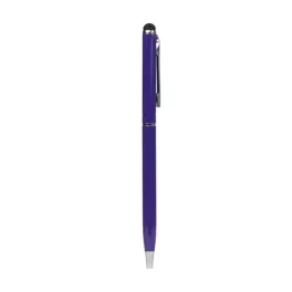   Érintő ceruza 2in1 (univerzális, kapacitív, toll érintőceruza, 13cm) LILA