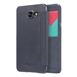   NILLKIN SPARKLE műanyag telefonvédő (FLIP, oldalra nyíló, ablakos) FEKETE