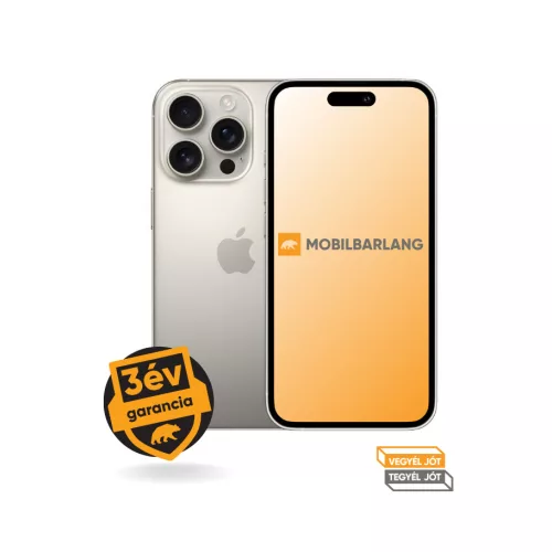 Apple iPhone 16 Pro Max 256GB tárhellyel kiváló állapotban, egyedülállóan hosszú 3 év garanciával!