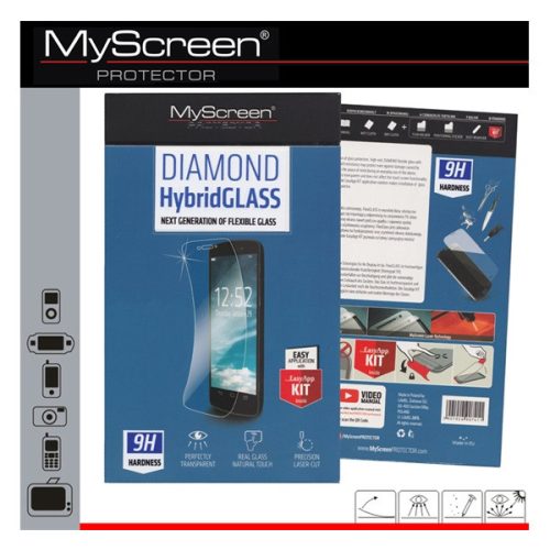 MYSCREEN DIAMOND GLASS képernyővédő üveg (extra karcálló, 0.33mm, 9H, NEM íves) ÁTLÁTSZÓ