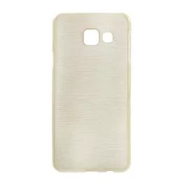 Szilikon telefonvédő (szálcsiszolt minta) ARANY