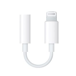 APPLE adapter kábel (3.5mm jack aljzat - lightning) FEHÉR APPLE adapter kábel (3.5mm jack aljzat - lightning) FEHÉR