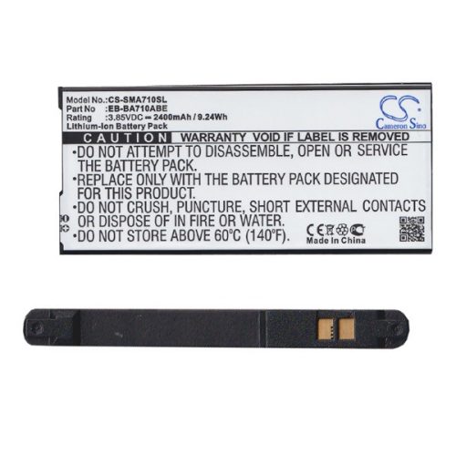 CAMERON SINO Li-Ion akku (3.85V/2400mAh, Samsung EB-BA710ABE kompatibilis) FEKETE