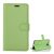 Tok álló, bőr hatású (FLIP, oldalra nyíló, asztali tartó, prémium) VILÁGOSZÖLD