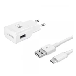   SAMSUNG hálózati töltő USB aljzat (15W, gyorstöltő + EP-DR140AWE Type-C kábel 80cm) FEHÉR