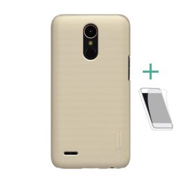 NILLKIN SUPER FROSTED műanyag telefonvédő (gumírozott, érdes felület + képernyővédő fólia) ARANY   NILLKIN SUPER FROSTED műanyag telefonvédő (gumírozott, érdes felület + képernyővédő fólia) ARANY