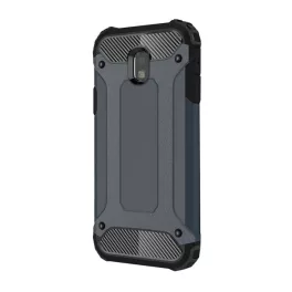   Defender szilikon telefonvédő (ütésállóság, légpárnás sarok, fémhatás) SÖTÉTKÉK