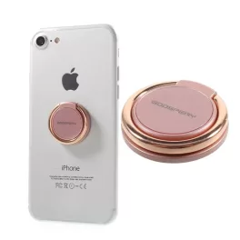   MERCURY RING tartógyűrű (fém, ragasztható, telefon tartó, kitámasztó, 360°) ROZÉARANY
