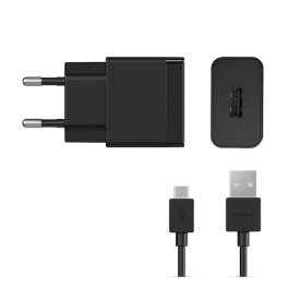 SONY hálózati töltő USB aljzat (15W, PD gyorstöltő 3.0 + UCB20 Type-C kábel) FEKETE   SONY hálózati töltő USB aljzat (15W, PD gyorstöltő 3.0 + UCB20 Type-C kábel) FEKETE