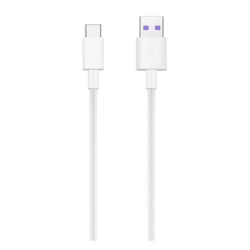 HUAWEI AP71 adatkábel (USB - Type-C, 5A, gyorstöltő, 100cm) FEHÉR