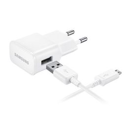 SAMSUNG hálózati töltő USB aljzat (8W + ECB-DU4AWE/ECB-DU68WE microUSB kábel) FEHÉR   SAMSUNG hálózati töltő USB aljzat (8W + ECB-DU4AWE/ECB-DU68WE microUSB kábel) FEHÉR