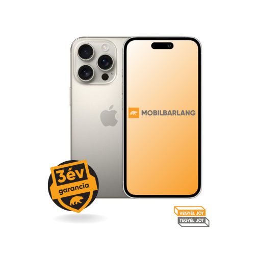 Apple iPhone 16 Pro Max 256GB tárhellyel újszerű állapotban, egyedülállóan hosszú 3 év garanciával!