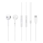 HUAWEI fülhallgató SZTEREO (Type-C, mikrofon, felvevő gomb, hangerőszabályzó) FEHÉR