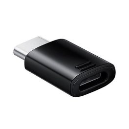 SAMSUNG adapter (microUSB aljzat - Type-C, adatátvitel és töltés) FEKETE   SAMSUNG adapter (microUSB aljzat - Type-C, adatátvitel és töltés) FEKETE