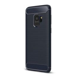 Szilikon telefonvédő (ütésállóság, légpárnás sarok, szálcsiszolt, karbon minta) SÖTÉTKÉK   Szilikon telefonvédő (ütésállóság, légpárnás sarok, szálcsiszolt, karbon minta) SÖTÉTKÉK