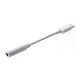 Audió adapter kábel (3.5mm jack aljzat - Type-C) FEHÉR Audió adapter kábel (3.5mm jack aljzat - Type-C) FEHÉR