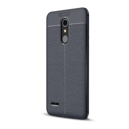 Szilikon telefonvédő (ütésállóság, bőr hatású, varrás minta) SÖTÉTKÉK   Szilikon telefonvédő (ütésállóság, bőr hatású, varrás minta) SÖTÉTKÉK