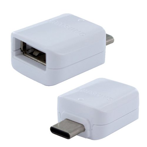 SAMSUNG adapter (USB aljzat - Type-C, OTG, adatátvitel) FEHÉR