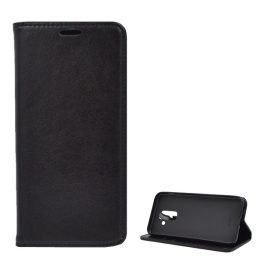   Tok álló, bőr hatású (FLIP, oldalra nyíló, asztali tartó) FEKETE
