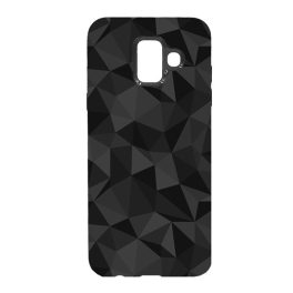 Szilikon telefonvédő (3D, gyémánt minta) FEKETE Szilikon telefonvédő (3D, gyémánt minta) FEKETE
