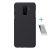 NILLKIN SUPER FROSTED műanyag telefonvédő (gumírozott, érdes felület + képernyővédő fólia) FEKETE