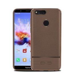 Szilikon telefonvédő (ütésállóság, bőr hatású, szálcsiszolt) BARNA   Szilikon telefonvédő (ütésállóság, bőr hatású, szálcsiszolt) BARNA