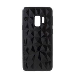 Szilikon telefonvédő (3D, gyémánt minta) FEKETE Szilikon telefonvédő (3D, gyémánt minta) FEKETE