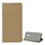 Tok álló, bőr hatású (FLIP, oldalra nyíló, asztali tartó) ARANY