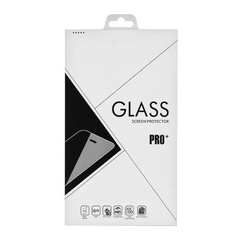 Képernyővédő üveg (5D, hybrid full glue, 0.2mm, 9H) FEHÉR