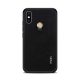 MOFI BRIGHT SHIELD szilikon telefonvédő (textil hátlap) FEKETE