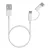 XIAOMI adatkábel USB - microUSB/Type-C (Type-C csak töltés, 30cm) FEHÉR