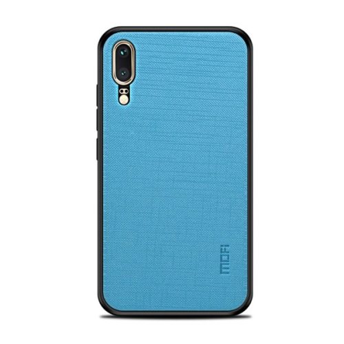 MOFI BRIGHT SHIELD szilikon telefonvédő (textil hátlap) VILÁGOSKÉK