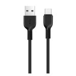 HOCO X20 adatkábel (USB - Type-C, gyorstöltő, törésgátló, 100cm) FEKETE