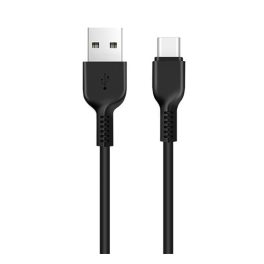   HOCO X20 adatkábel (USB - Type-C, gyorstöltő, törésgátló, 300cm) FEKETE