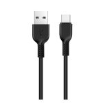 HOCO X20 adatkábel (USB - Type-C, gyorstöltő, törésgátló, 300cm) FEKETE
