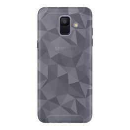 Szilikon telefonvédő (3D, gyémánt minta) FÜSTSZÍNŰ Szilikon telefonvédő (3D, gyémánt minta) FÜSTSZÍNŰ