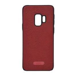   Szilikon telefonvédő (ultravékony, ütésállóság, bőr hatású) PIROS