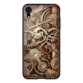 NILLKIN GEAR szilikon telefonvédő (ütésállóság, üveg hátlap, fogaskerék) BARNA   NILLKIN GEAR szilikon telefonvédő (ütésállóság, üveg hátlap, fogaskerék) BARNA