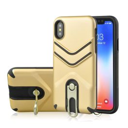 Defender műanyag telefonvédő (ütésállóság, gumírozott, fém kitámasztó) ARANY   Defender műanyag telefonvédő (ütésállóság, gumírozott, fém kitámasztó) ARANY